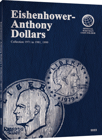 Whitman Coin Folder U.S. Eisenhower and Susan B. Anthony Dollars 1971-1999 #9023