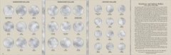 H.E. Harris & Co. Eisenhower & Anthony Dollars Coin Folder 1971-1999 #2699