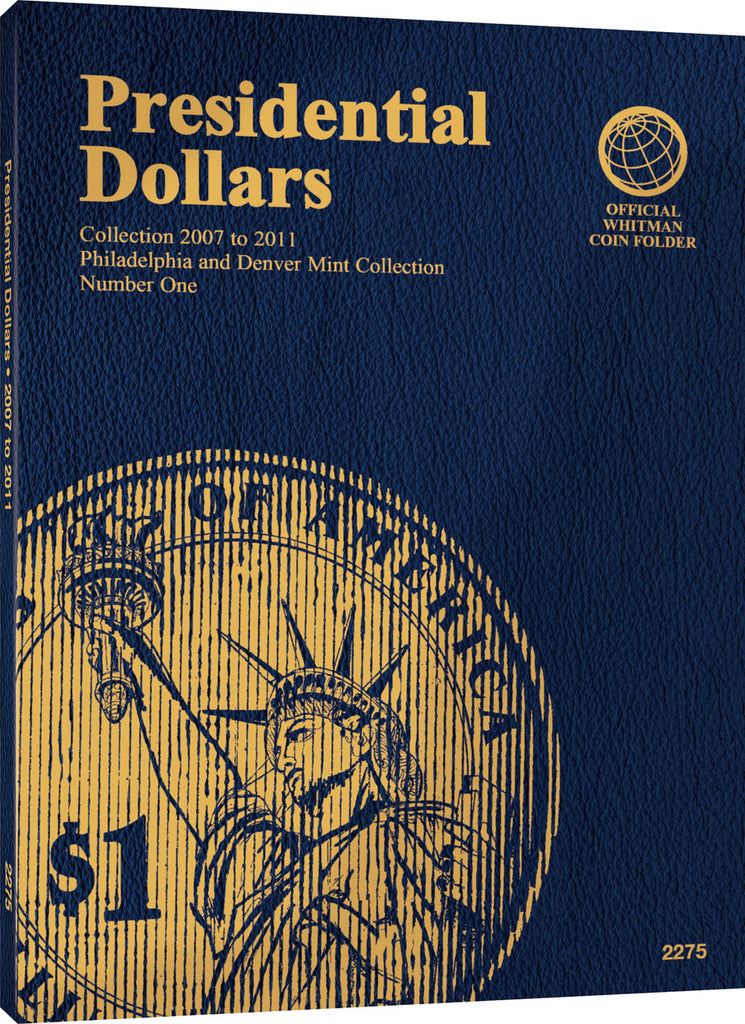 Whitman Coin Folder U.S. Presidential Dollars 2007-2011 #2275