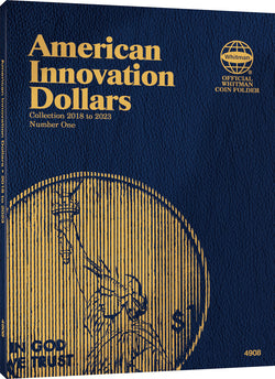 Whitman Four Panel Coin Folder U.S. Innovation Dollar 2018-2023 #4908