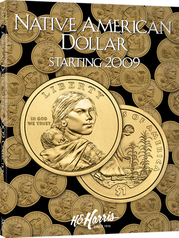 H.E. Harris & Co. Native American Dollar Folder (2009+) #3162