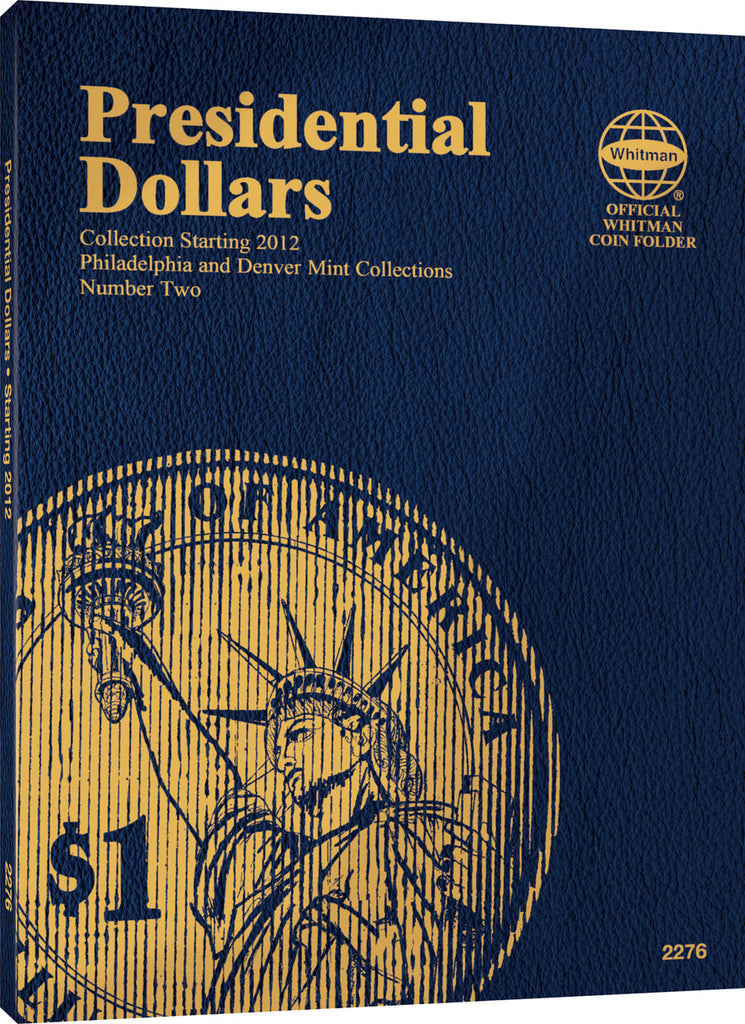 Whitman Coin Folder U.S. Presidential Dollar 2012-2016 #2276