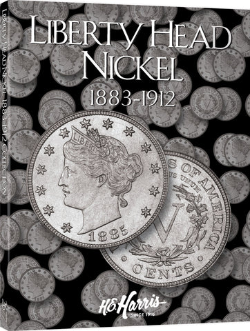 H.E. Harris & Co. Liberty Head Nickels Coin Folder 1883-1912 #2677