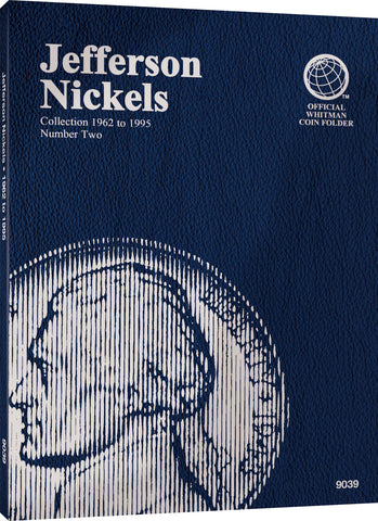 Whitman U.S. Jefferson Nickel Coin Folder 1962-1995 #9039