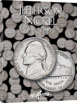 H.E. Harris & Co. Jefferson Nickel Coin Folder 1962-1995 #2680