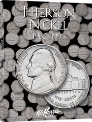 H.E. Harris & Co. Jefferson Nickel Coin Folder 1962-1995 #2680