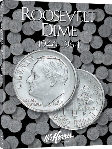 H.E. Harris & Co. Roosevelt Dimes Coin Folder 1946-1964