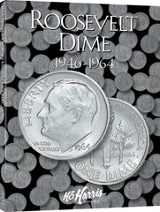 H.E. Harris & Co. Roosevelt Dimes Coin Folder 1946-1964