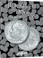 H.E. Harris & Co. US Roosevelt Dime Coin Folder 2000-2015 #2941