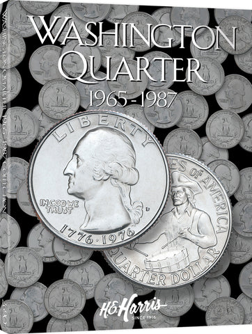 H.E. Harris & Co. Washington Quarter Coin Folder 1965-1987