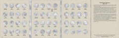 H.E. Harris & Co. Washington Quarter Coin Folder 1965-1987