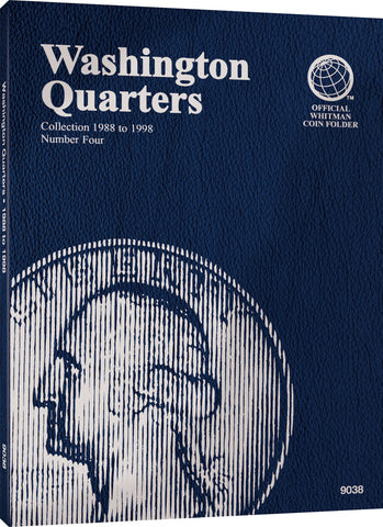 Whitman US Washington Quarter Coin Folder 1988-1998 #9038