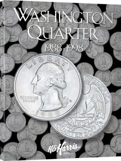 H.E. Harris & Co. Washington Quarter Folder 1988-1998 #2691