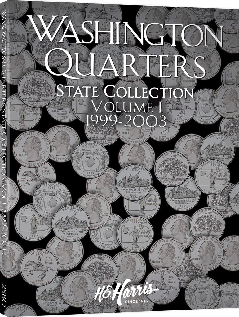 H.E. Harris & Co Washington Quarter State Collection Coin Folder 1999-2003 #2580