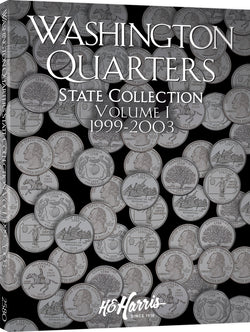 H.E. Harris & Co Washington Quarter State Collection Coin Folder 1999-2003 #2580