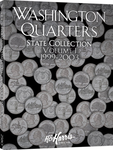H.E. Harris & Co Washington Quarter State Collection Coin Folder 1999-2003 #2580