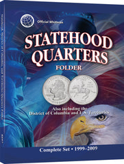 Whitman US Washington Statehood Quarter Coin Color-Folder 1999-2009 #8097