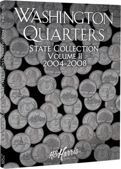 H.E. Harris & Co. State Series Quarters Coin Folder 2004-2008 #2581
