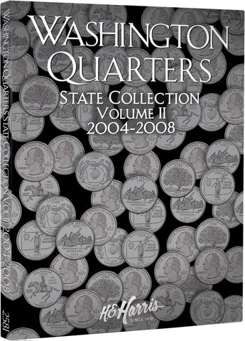 H.E. Harris & Co. State Series Quarters Coin Folder 2004-2008 #2581