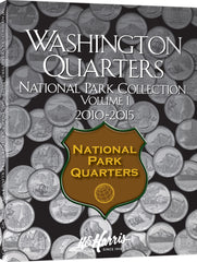 H.E. Harris & Co US Washington National Park Quarter Coin Folder 2010-2015 #2880