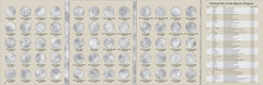 H.E. Harris & Co US Washington National Park Quarter Coin Folder 2010-2015 #2880