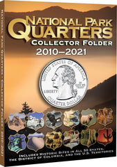 Whitman US Washington National Parks Quarter Coin Color-Folder 2010-2021 #8833