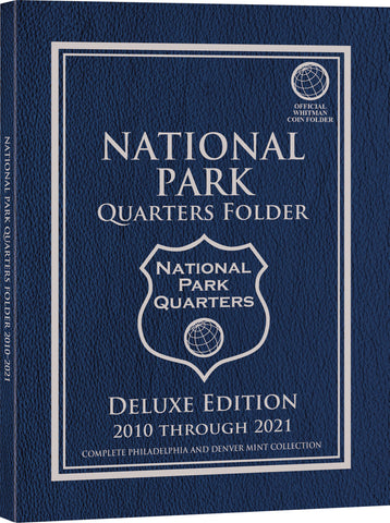 Whitman US Washington National Parks Quarter Coin Folder Deluxe 2010-2021 #28752