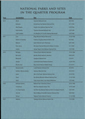 Whitman US Washington National Parks Quarter Coin Deluxe Edition Folder 2010-2021 #28752