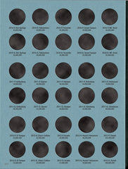 Whitman US Washington National Parks Quarter Coin Deluxe Edition Folder 2010-2021 #28752