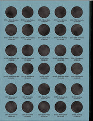 Whitman US Washington National Parks Quarter Coin Deluxe Edition Folder 2010-2021 #28752