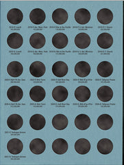 Whitman US Washington National Parks Quarter Coin Deluxe Edition Folder 2010-2021 #28752