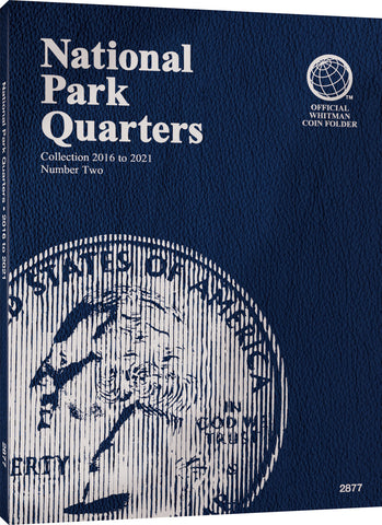 Whitman US Washington National Park Quarter Coin Folder 2016-2021 #2877