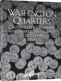 H.E. Harris &Co US Cross the Del & American Women Quarter Folder 2021-2025 #4952