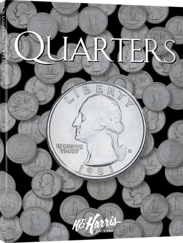 H.E. Harris & Co. Blank Coin Folder for Quarters #2692