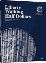 Whitman US Walking Liberty Half Dollar Coin Folder 1916-1936 #9021