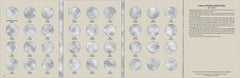 H.E. Harris & Co. US Walking Liberty Half Dollar Coin Folder 1937-1947 #2694