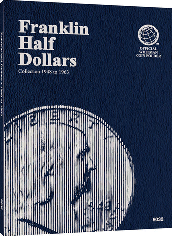 Whitman US Benjamin Franklin Half Dollar Coin Folder 1948 - 1963 #9032