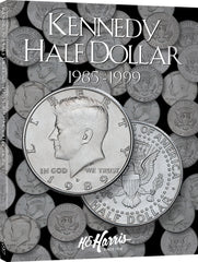 H.E. Harris & Co. US John F. Kennedy Half Dollar Coin Folder 1985-1999 #2697