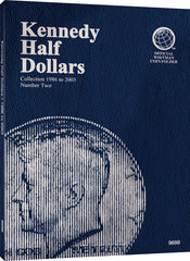 Whitman US John F. Kennedy Half Dollar Coin Folder 1986-2003 #9698