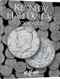 H.E. Harris & Co. US John F. Kennedy Half Dollar Coin Folder 2000-2016 #2942