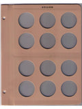 Dansco US Large Silver Dollar Size Blank Coin Album with 48 Ports #7177