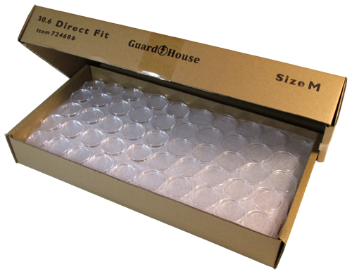 Guardhouse Direct-Fit Coin Capsules - Half Dollar 30.6mm - 250 Pack