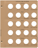 Dansco US National Park Quarter w/ Proofs Album 1910-2015 #8146