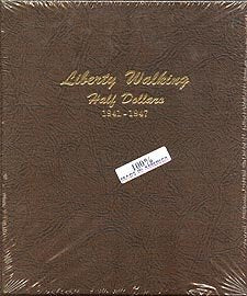 Dansco US Walking Liberty Half Dollars Album 1941-1947 #7161