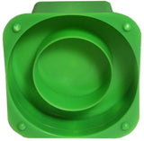 Guardhouse American Silver Eagle (40.6mm) Impact Resistant Polypropylene Coin Tubes, Green Lid - Box of 100