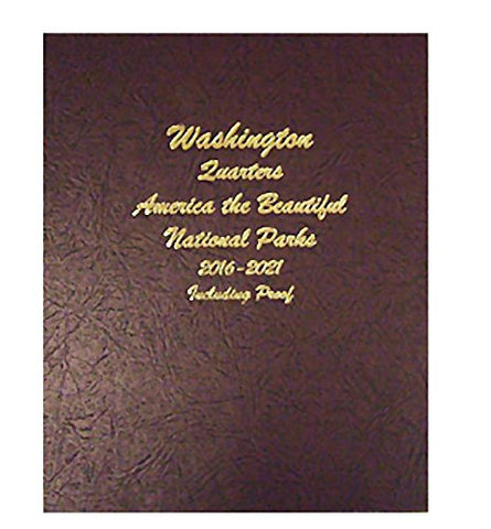 Dansco US National Parks Quarter with Proof and Silver Proof Volume II Coin Album 2016 - 2021 #8147