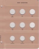 Dansco US Bust Quarter Coin Album 1804-1838 #6141