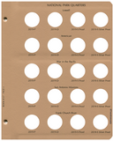 Dansco US National Parks Quarter with Proof and Silver Proof Volume II Coin Album 2016 - 2021 #8147