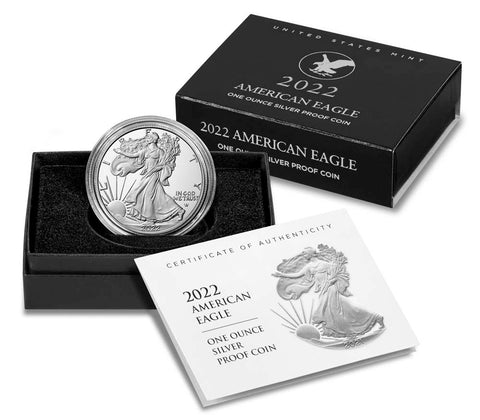 2022 W American Eagle One Ounce Silver Proof Coin