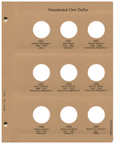 Dansco US Presidential Dollar Date Set 2007 - 2016 Coin Album #7186